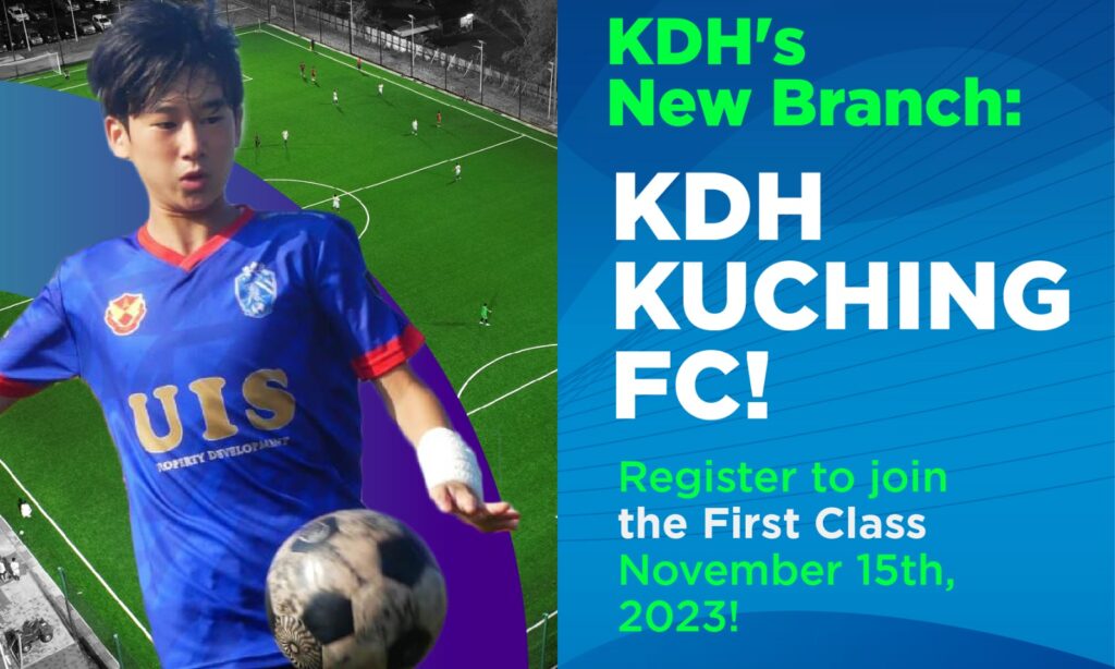 KDH Football Academy Expands to Kuching: A New Era in Football Youth Development